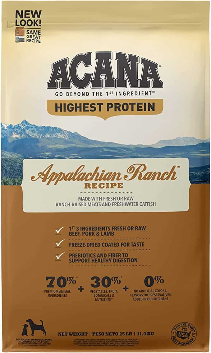 1 Best Overall — Acana Highest Protein Dry Dog Food
