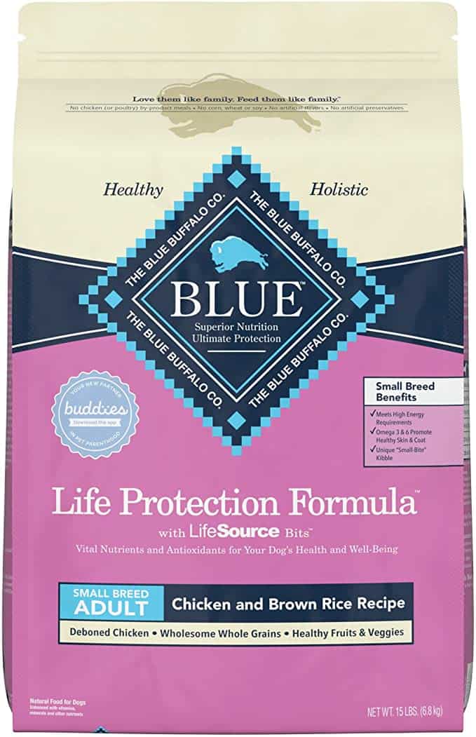 1. Best Overall Corgi Dog Food Blue Buffalo Life Protection Formula Natural Adult Small Breed
