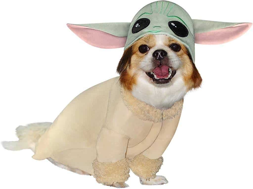 2. Best Full-Bodied Baby Yoda Costume Star Wars Baby Mandalorian Halloween Costume