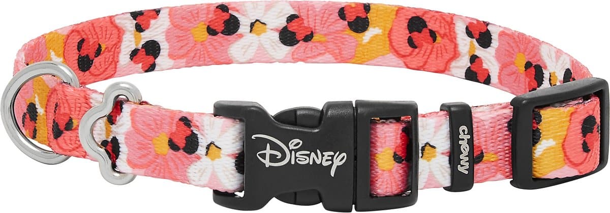 Disney Minnie Mouse Floral Dog Collar