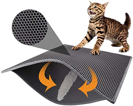 Pieviev Super Size Cat Litter Mat