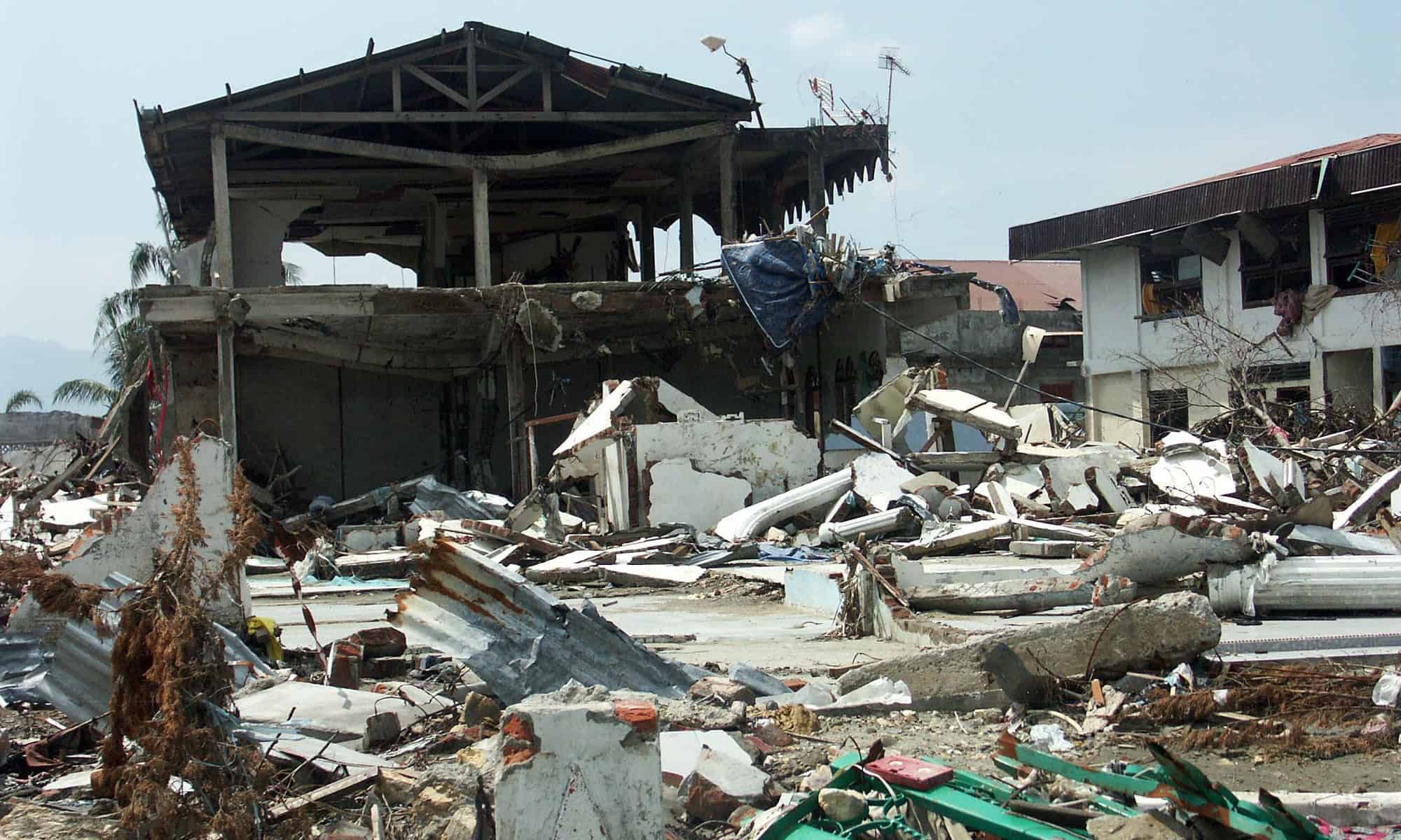 tsunami in Indonesia