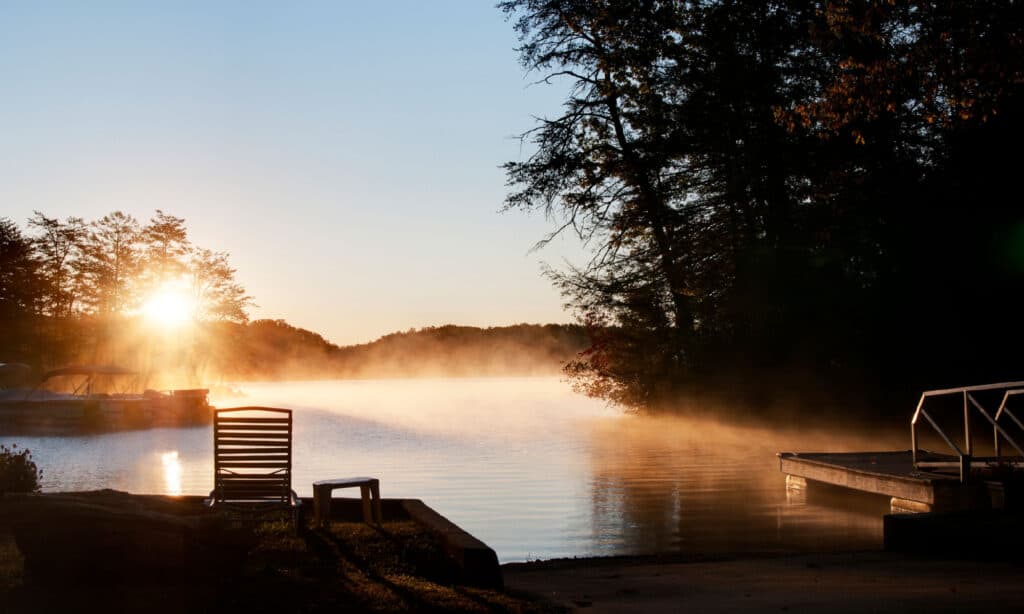 Lake Lure in North Carolina