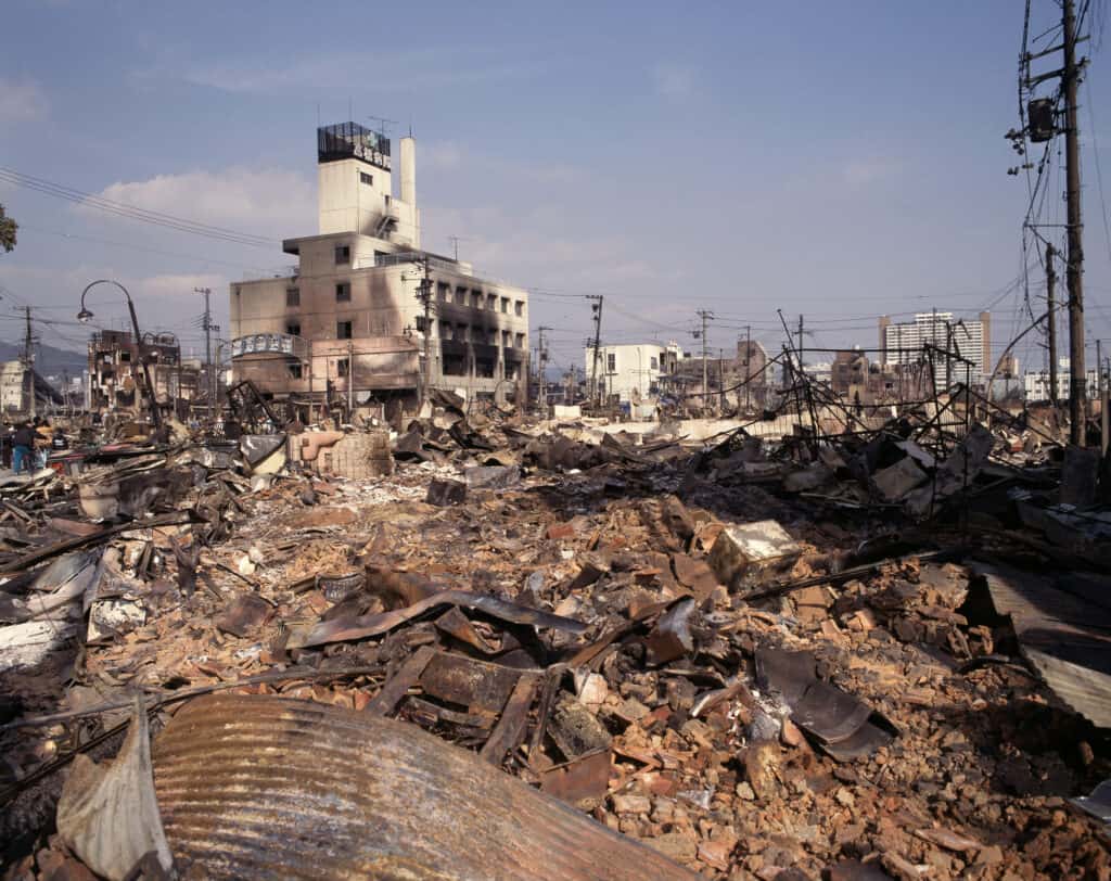 Great Hanshin earthquake ruins