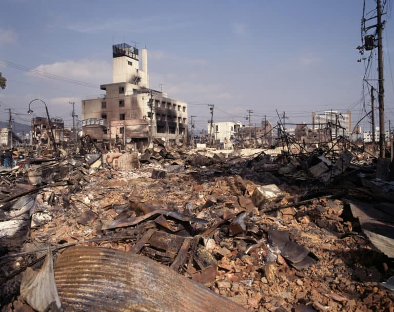 Great Hanshin earthquake ruins