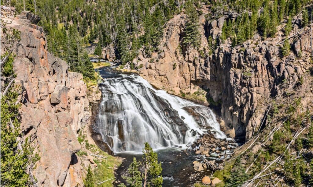 best waterfalls in yellowstone