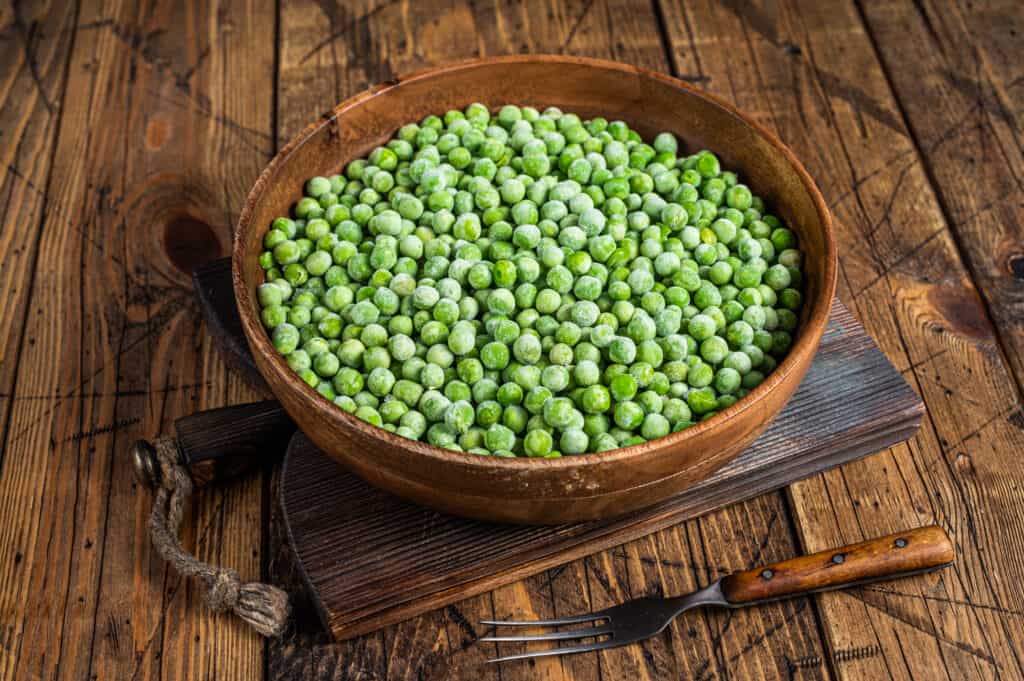 peas in bowl