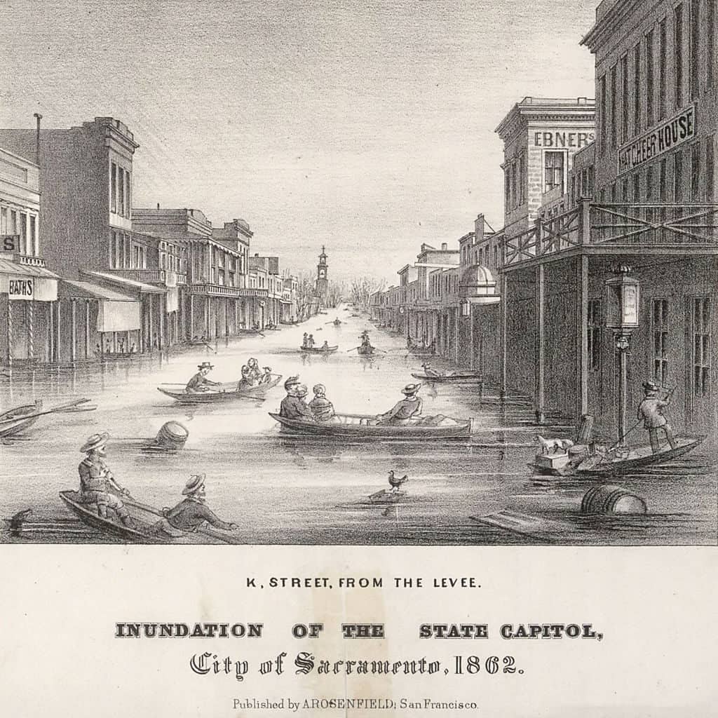 Great flood of 1862 California