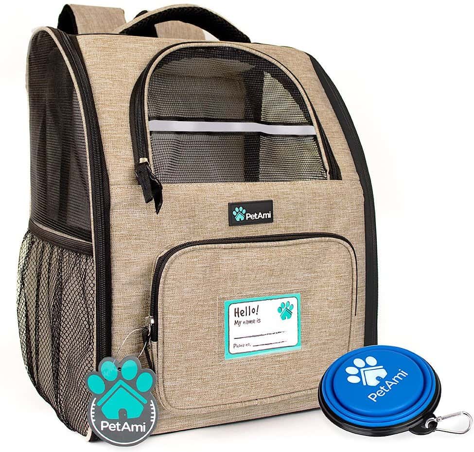 PetAmi Deluxe Backpack Dog & Cat Carrier