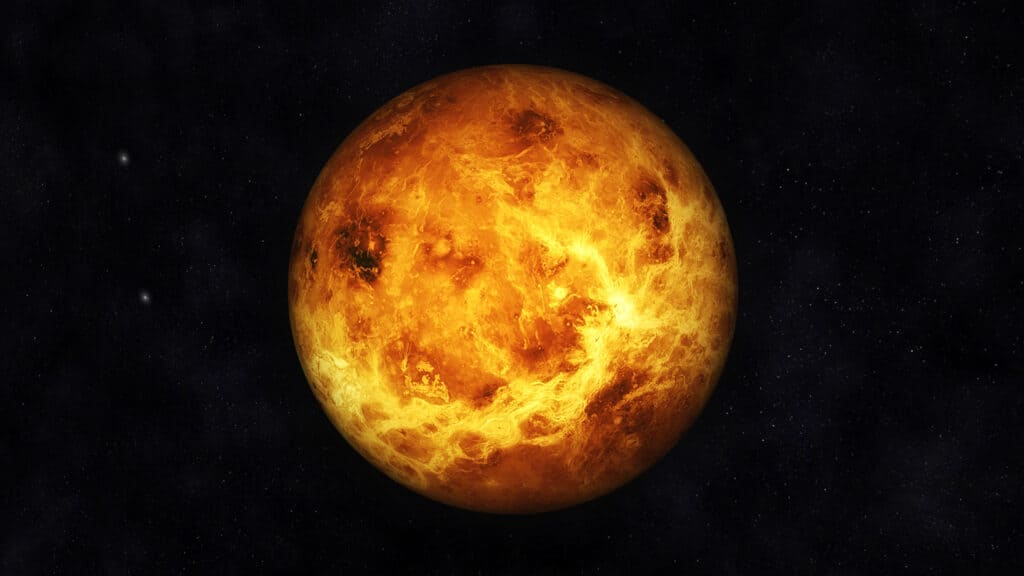 the planet venus in color