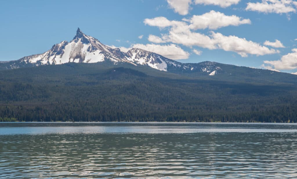Diamond Lake in Oregon
