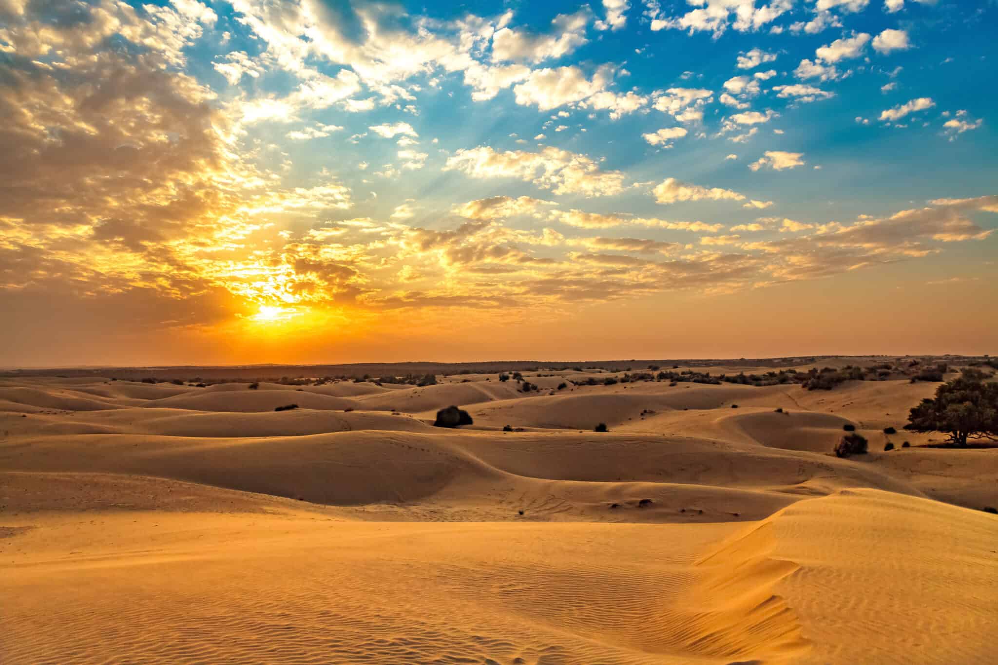 what is the hottest desert in the world