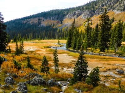 A Yellowstone Weather in October