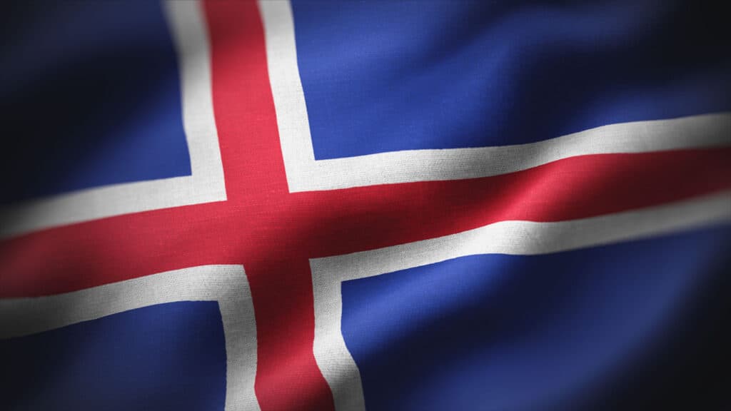 drapeau de l'Islande 