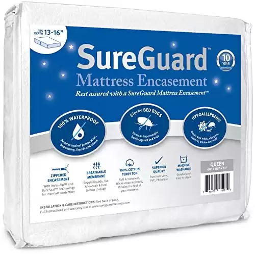 SureGuard Bed Bug Mattress Encasement