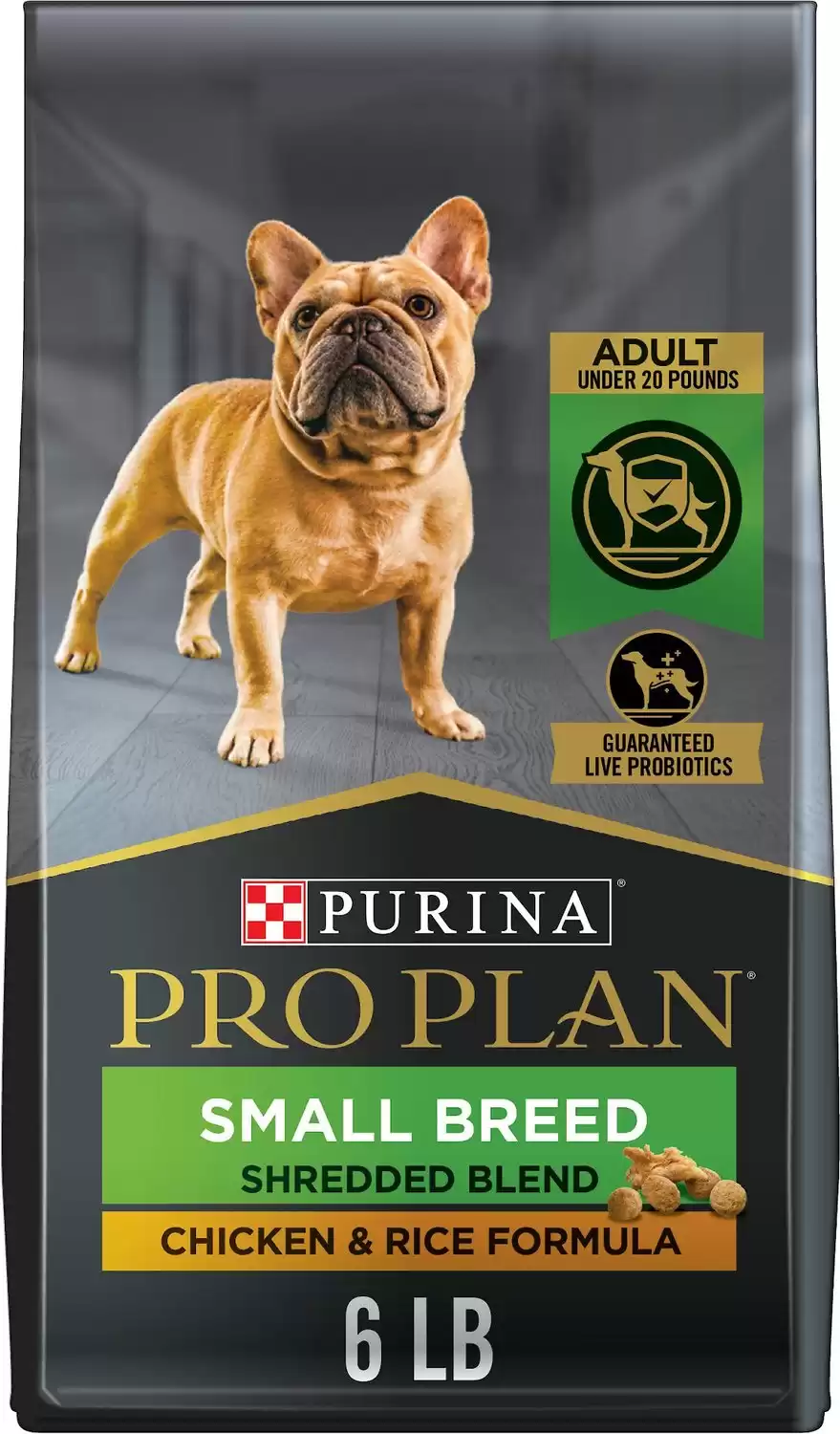 Purina Pro Plan Small Breed Shredded Formula Adult Dry Dog Food