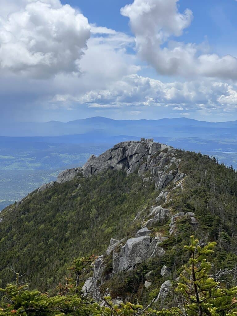 Double top Mountain in Maine