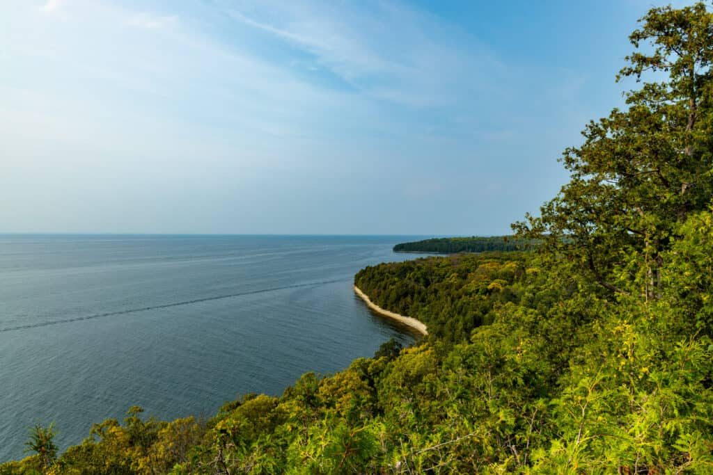 Wisconsin's lowest point lies along its iconic Lake Michigan 