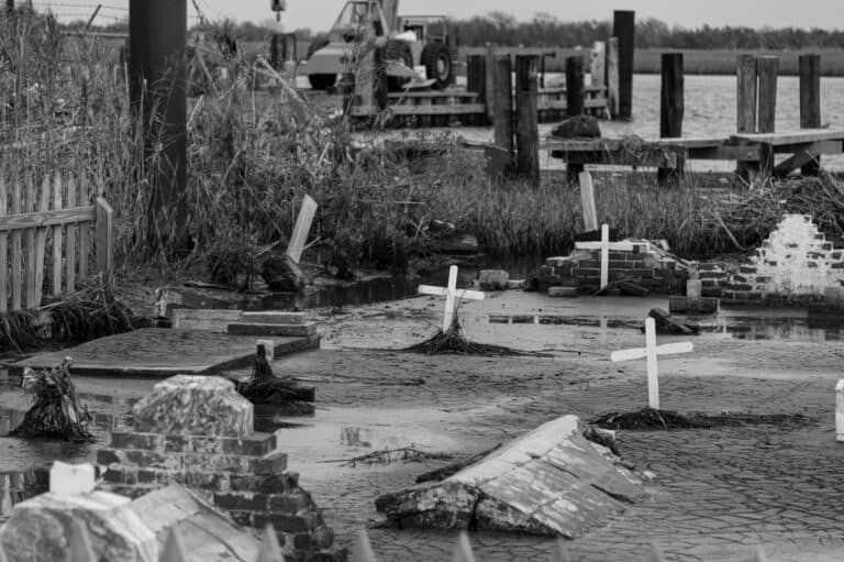 Hurricane flood damage