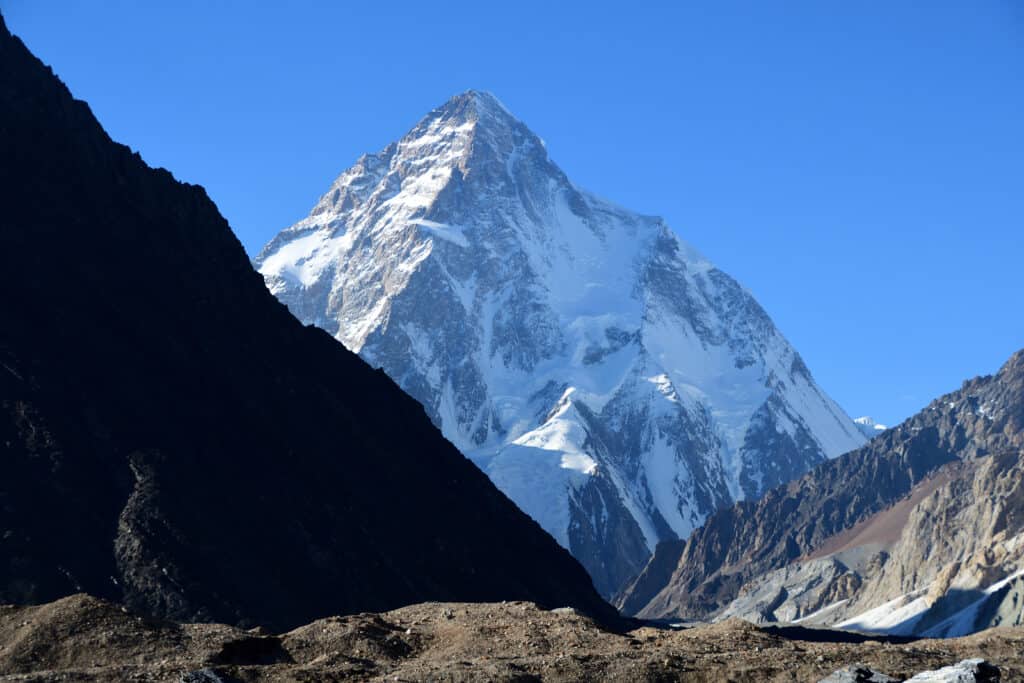 K2, second highest mountain in the world