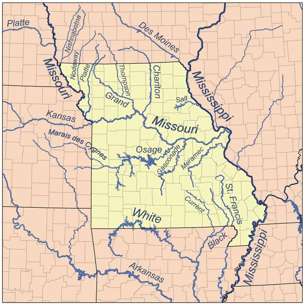 Rivers of Missouri