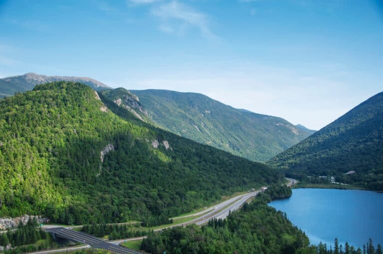 Mount Lafayette is the highest point in the Franconia Ridge
