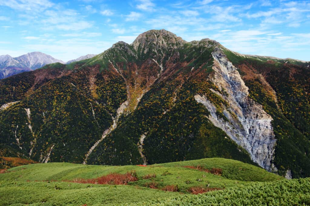 Mount Shiomi, the Japanese Southern Alps