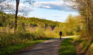 The Longest Biking Trail in Vermont Picture