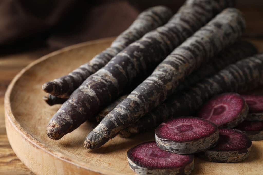 black nebula carrots are vegetables