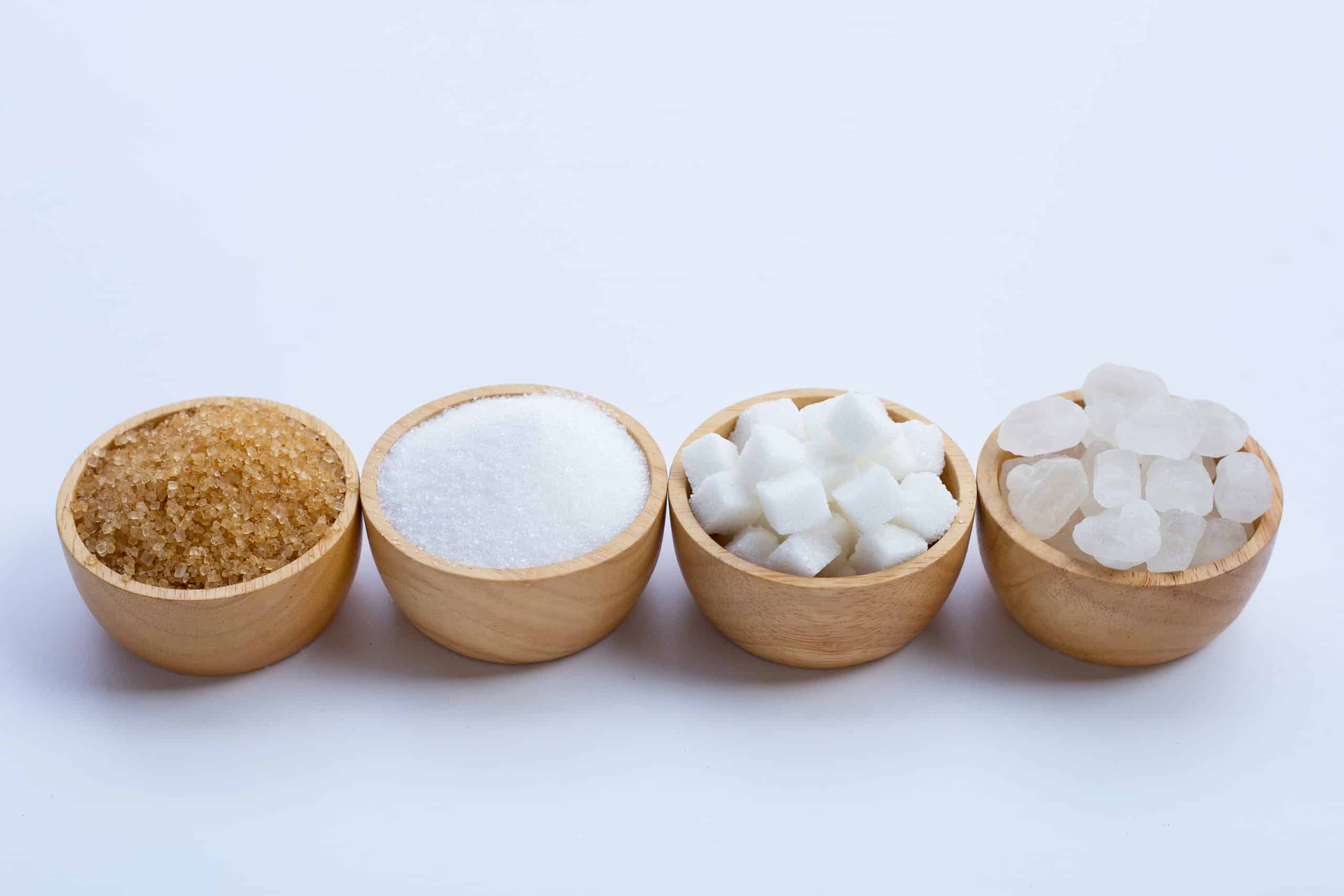 Different types of sugar