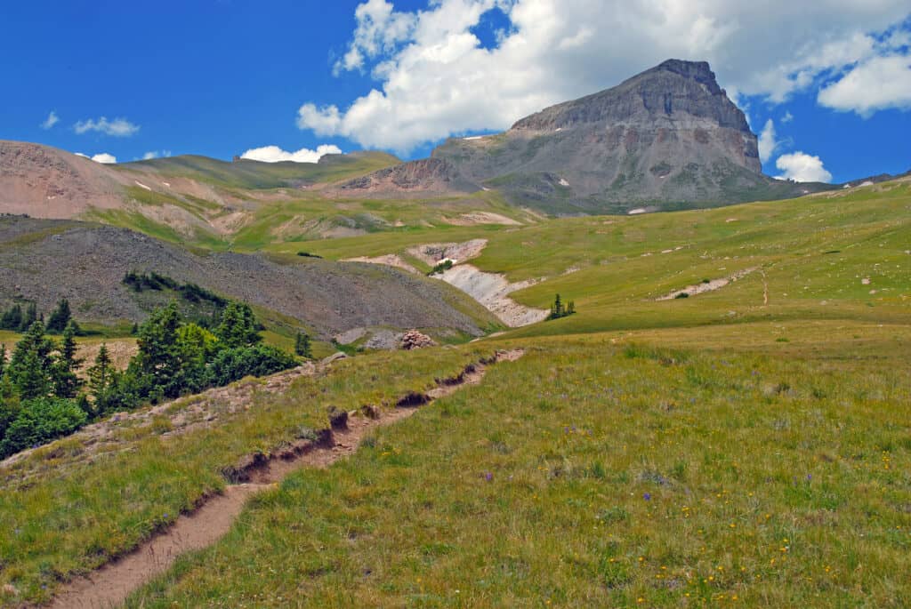 Uncompahgre Peak, part of the Colorado Rocky Mountains