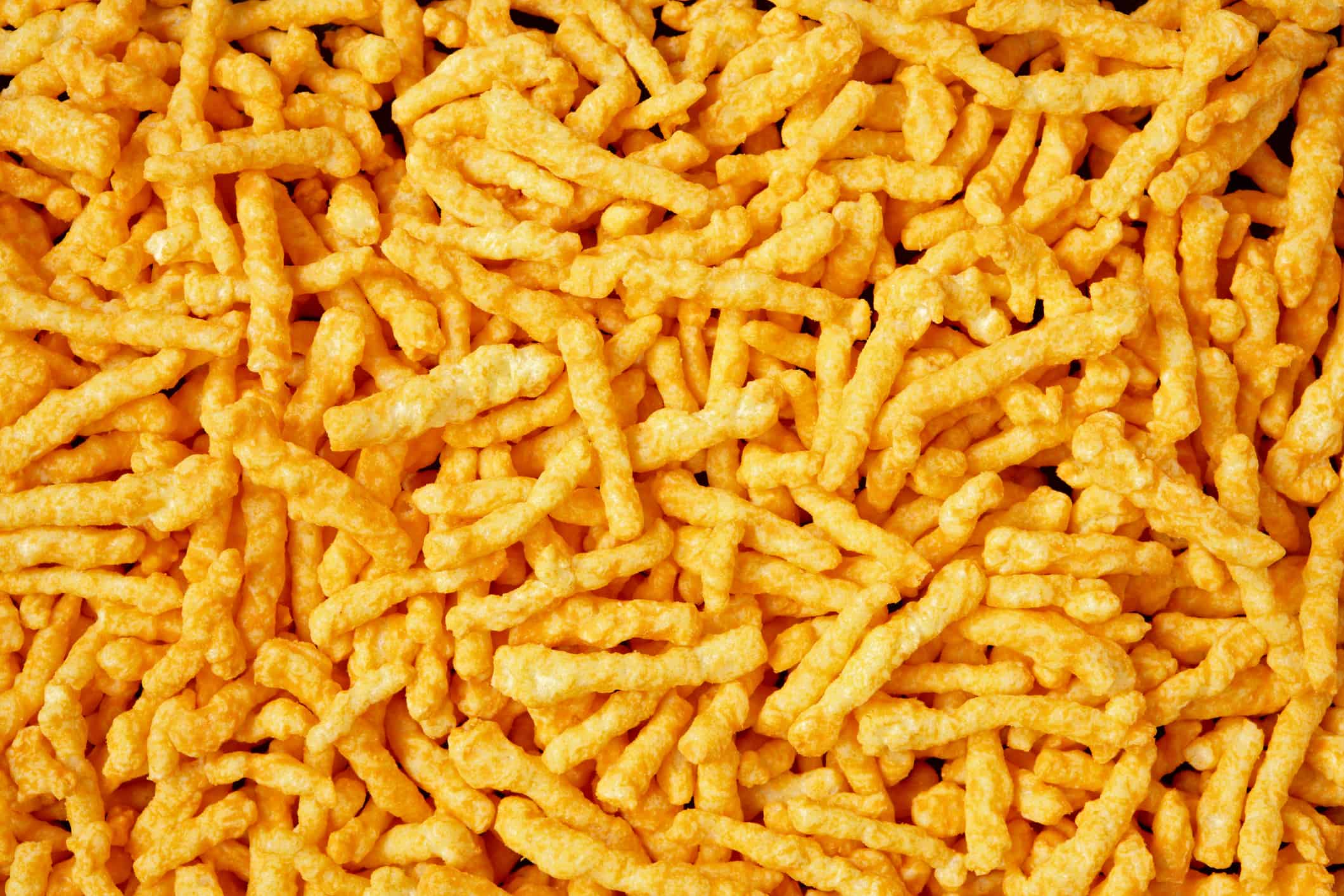 a seemingly infinite number of cheetos