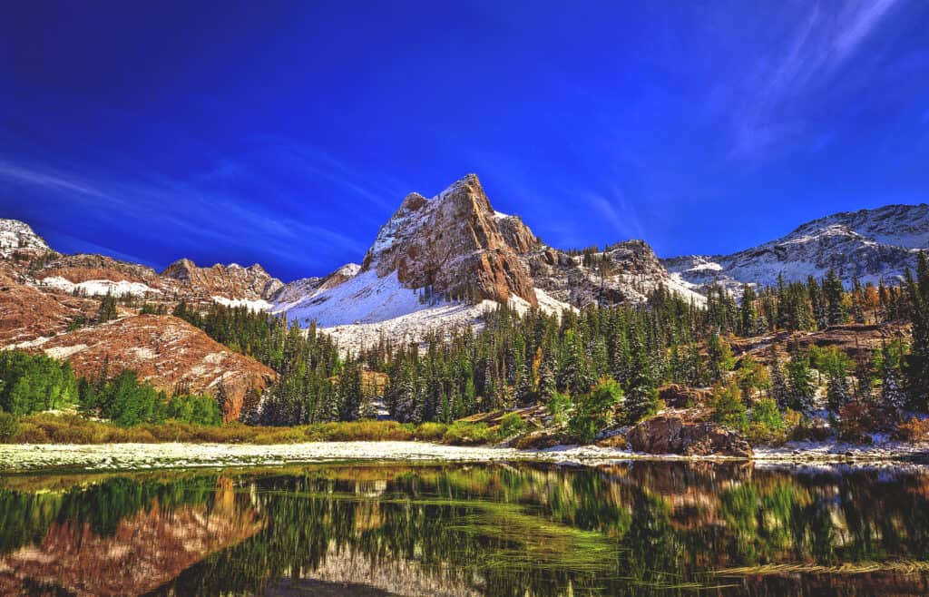 Wasatch Mountains in spring