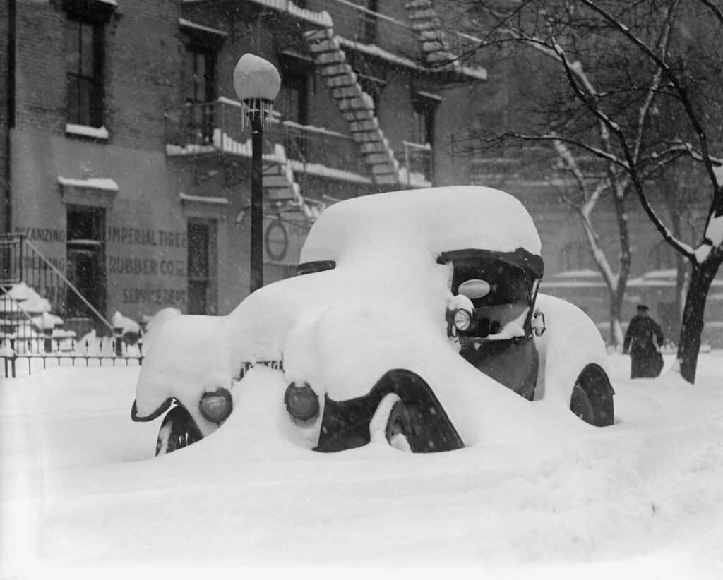 ngày sau trận bão tuyết năm 1922