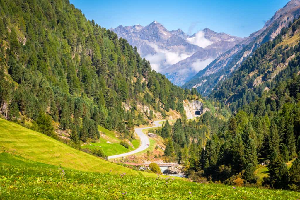 Parts of the Alps Mountain