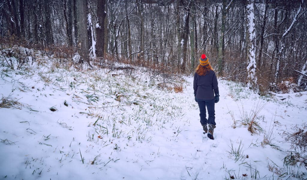 Hiking in Winter