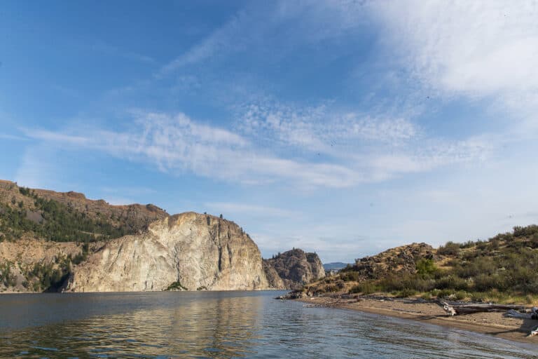 General view of Lake Roosevelt in Washington State