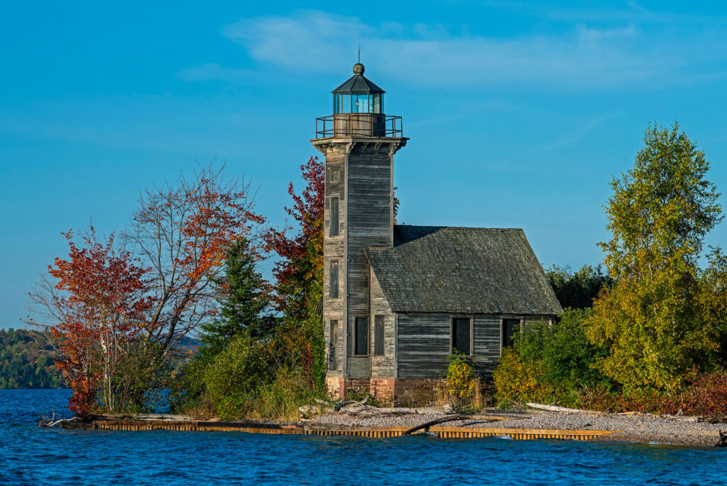 Michigan, Majestic, Island, Lighthouse, East