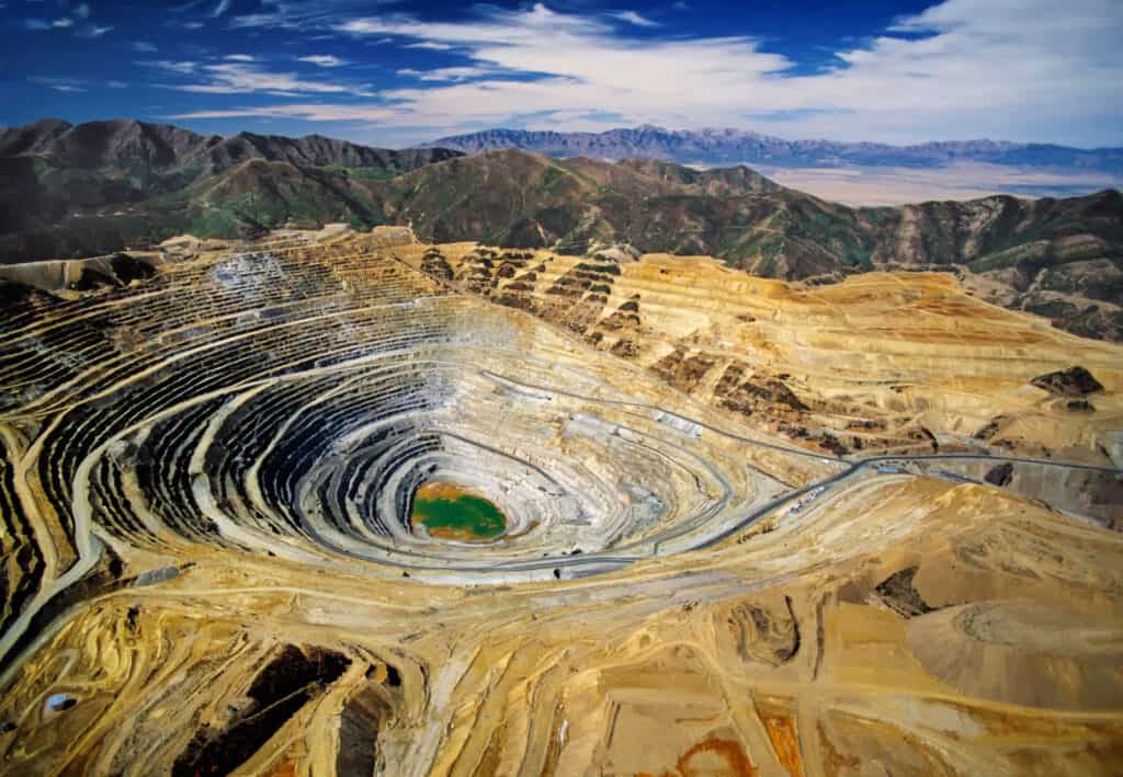 Bingham Canyon Mine largest man-made excavation on earth