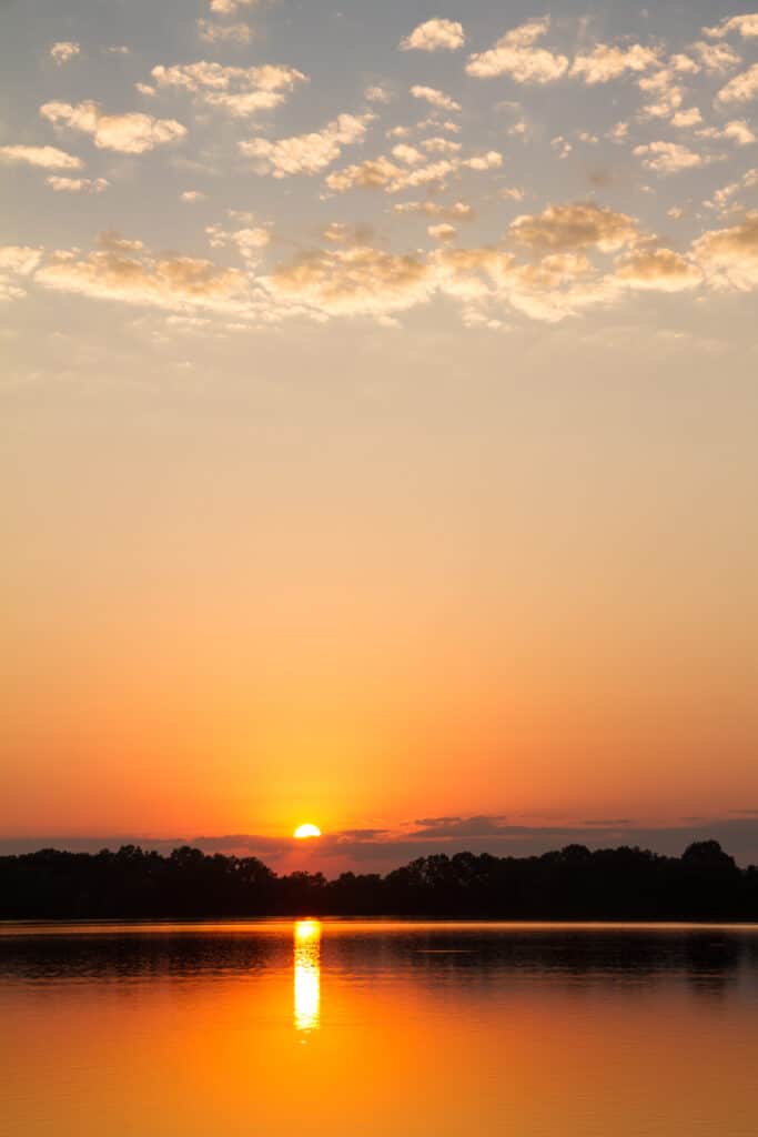 Sunrise over Schell-Osage Conservation Area