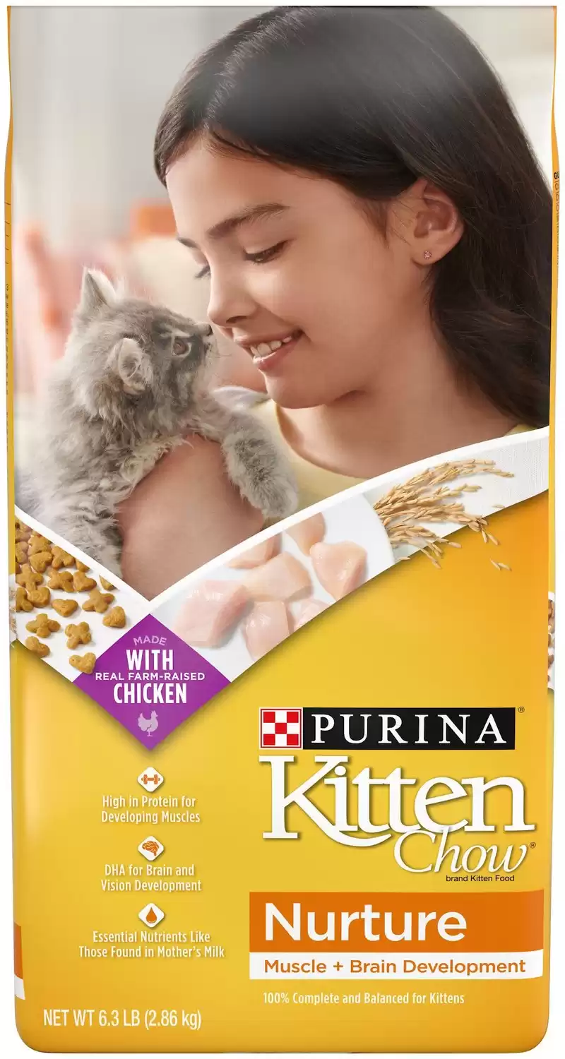 Kitten Chow Nurture Muscle & Brain Development Dry Cat Food