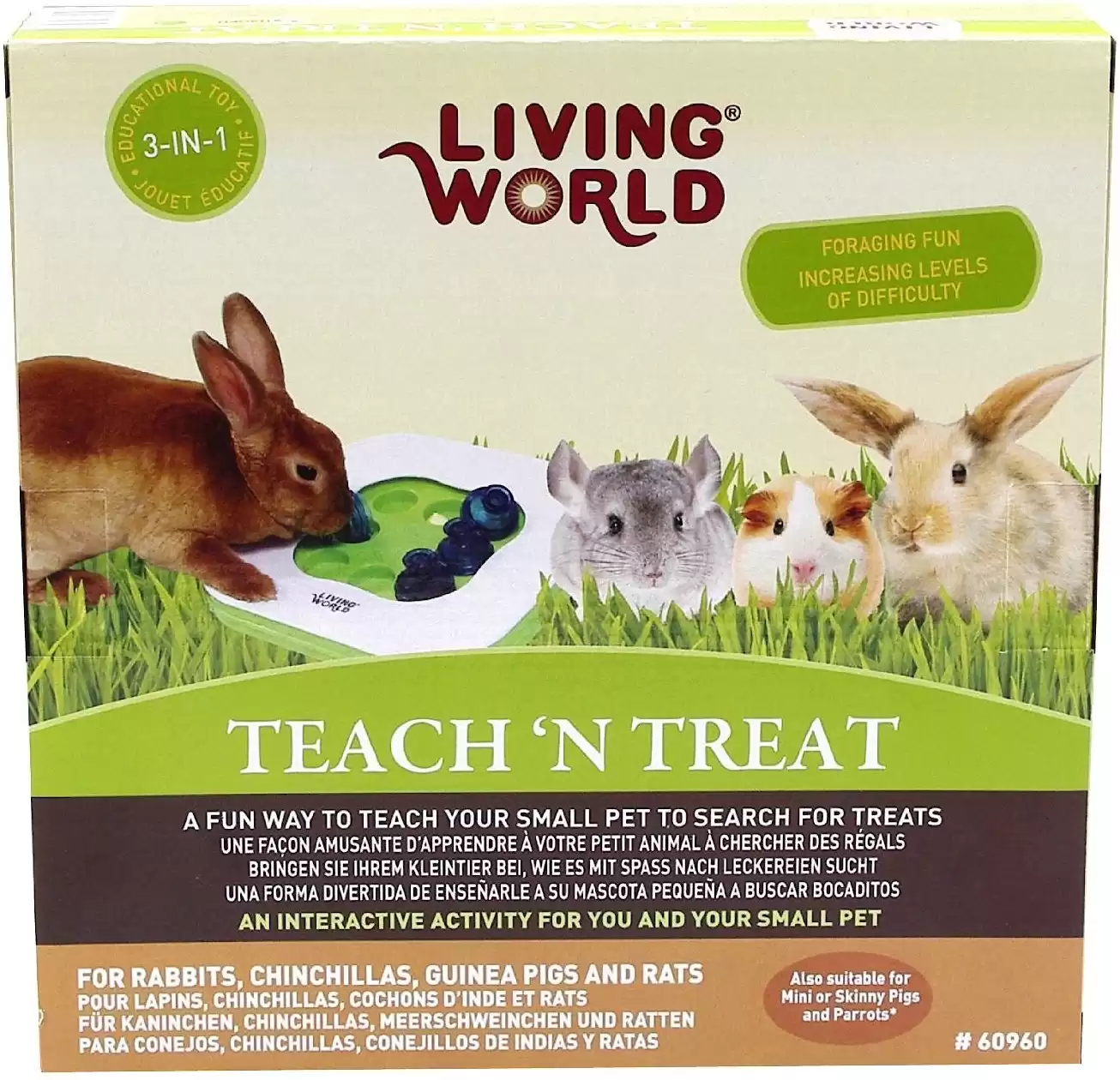 Living World Teach N Treat Small Animal Toy