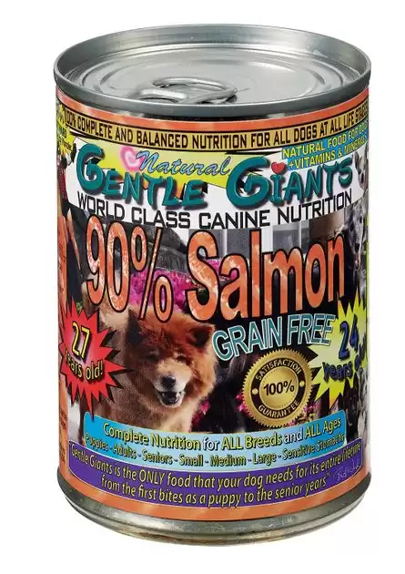 Gentle Giants 90% Salmon Grain-Free Wet Dog Food