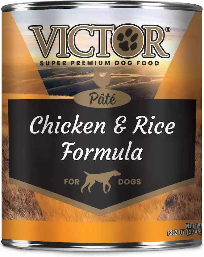 VICTOR Chicken & Rice Paté Canned Dog Food