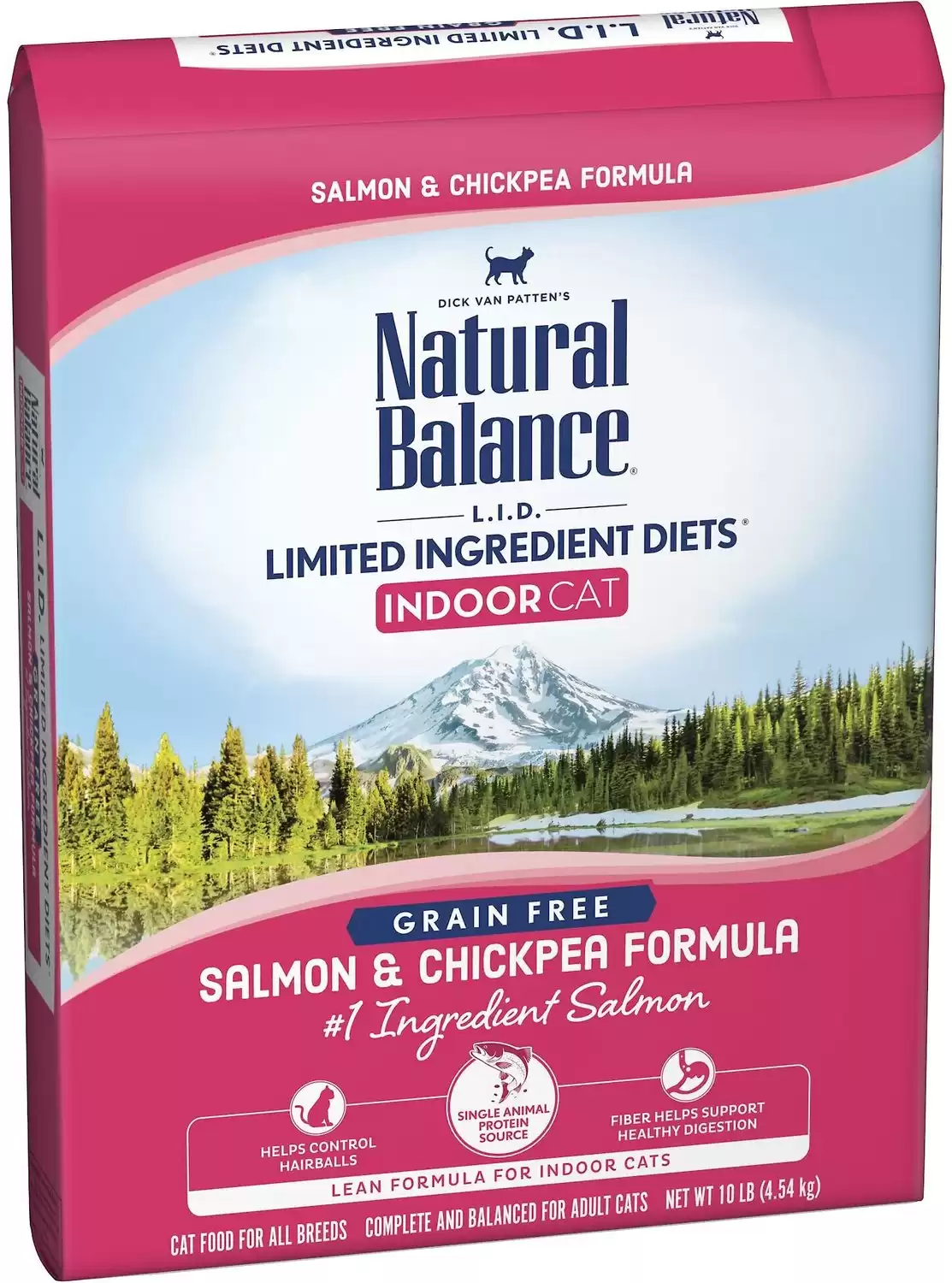 Natural Balance L.I.D. Indoor Grain-Free Salmon & Chickpea Dry Cat Food