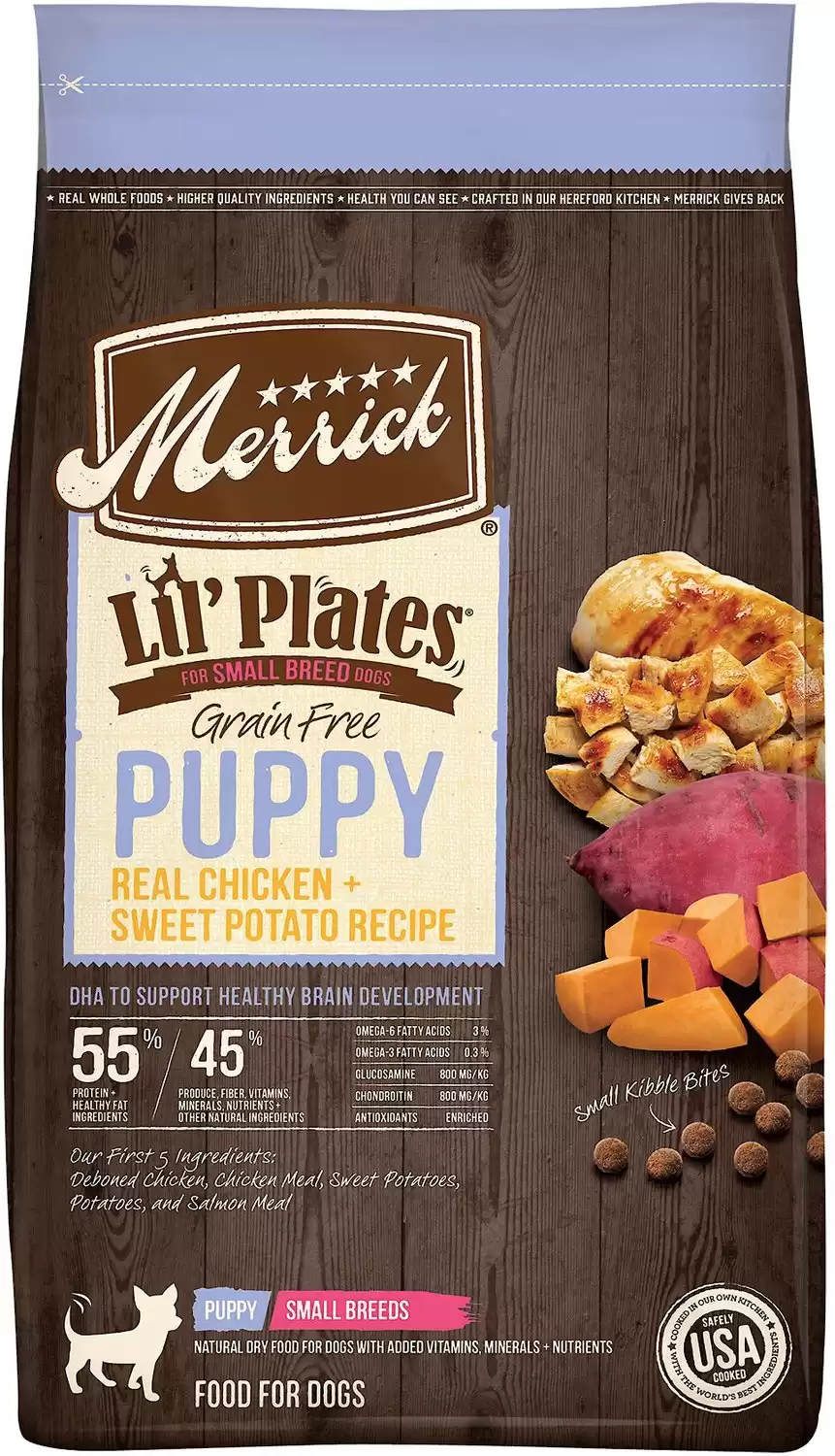 Merrick Lil' Plates Grain-Free Real Chicken & Sweet Potato Puppy Dry Dog Food