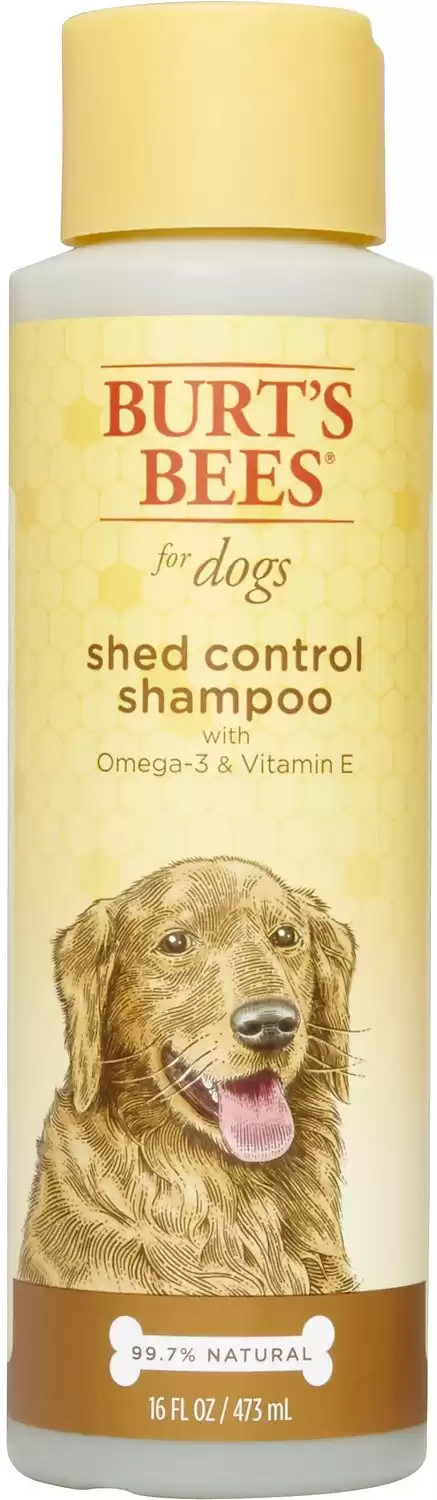 Burt's Bees Shed Control Dog Shampoo, 16-oz bottle