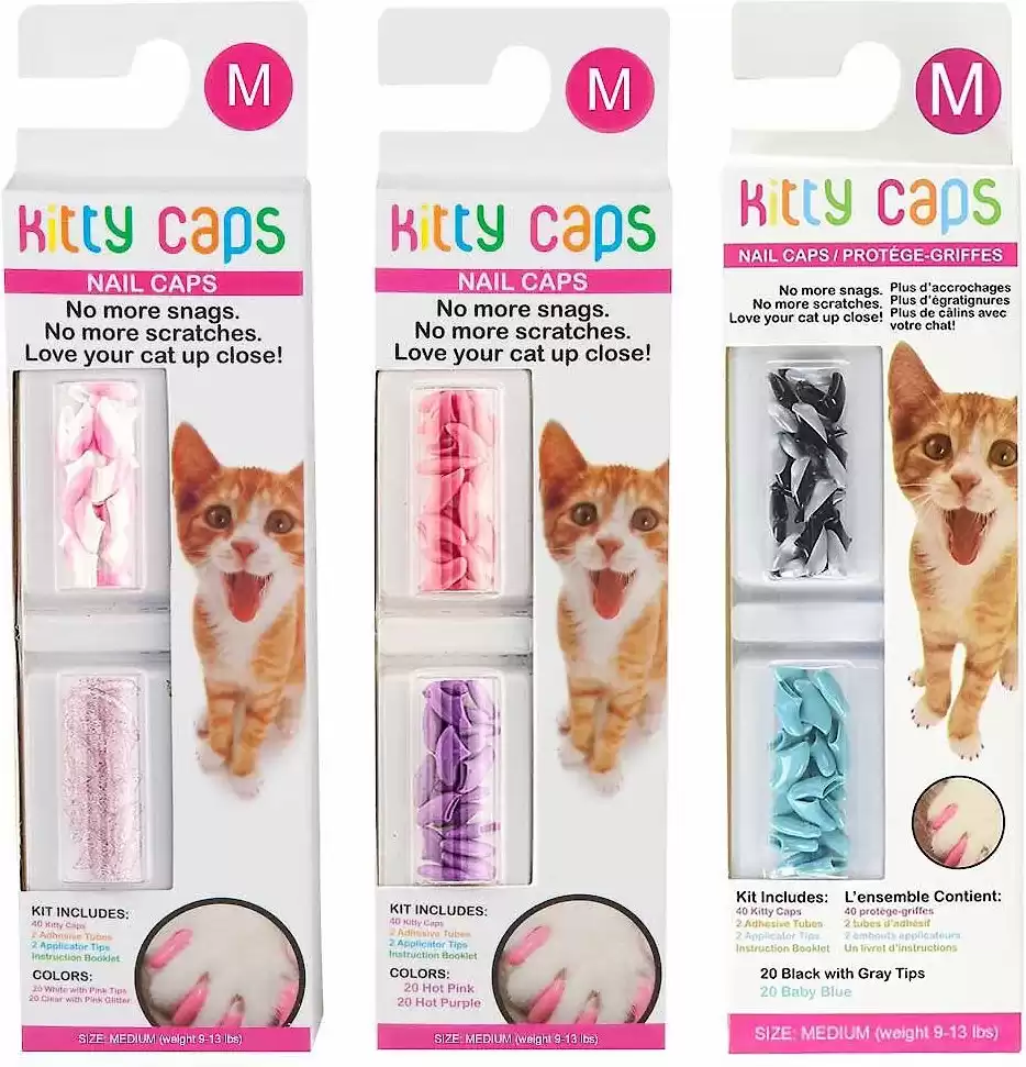 Kitty Caps Cat Nail Caps