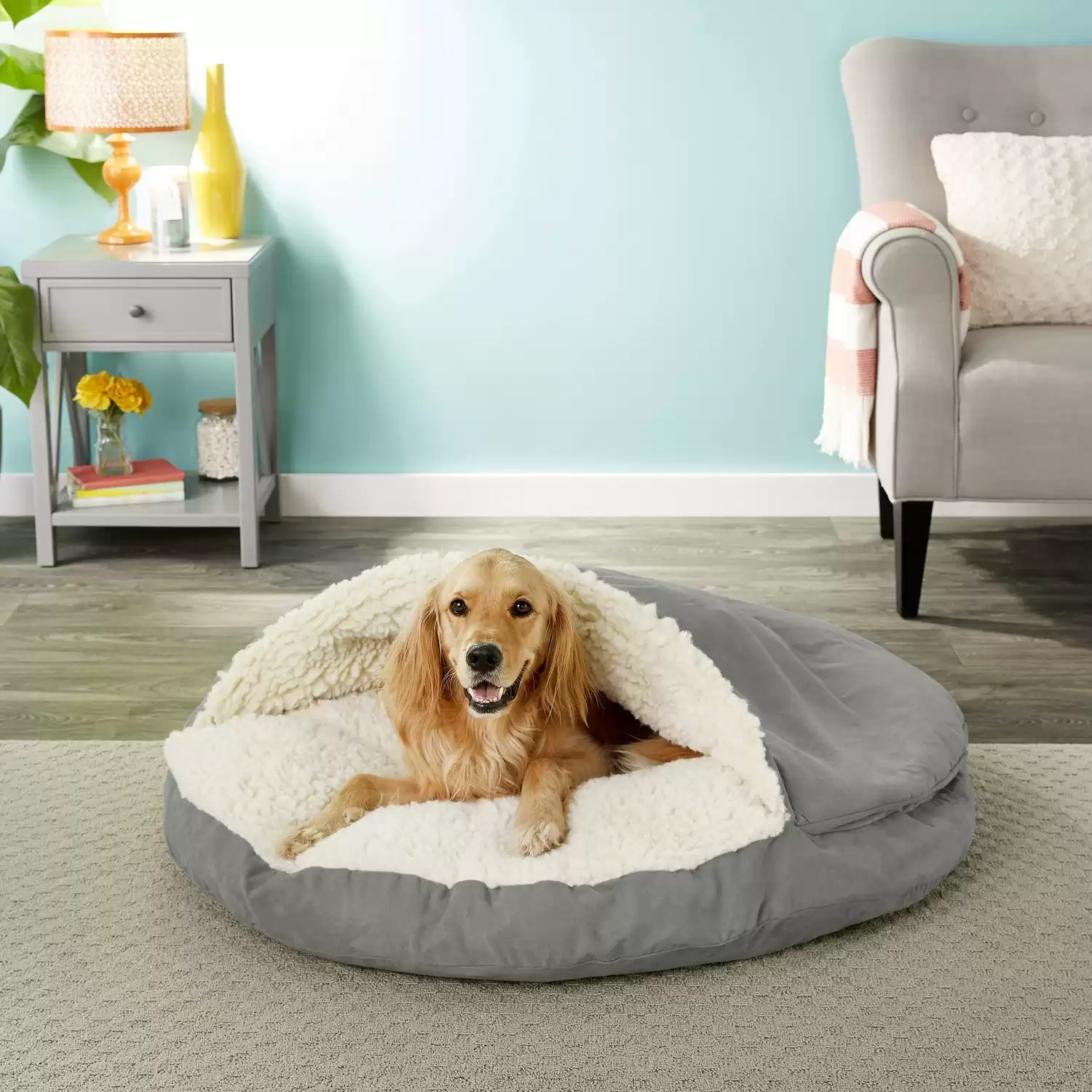 Snoozer Pet Products Luxury Cozy Cave Covered Dog Bed