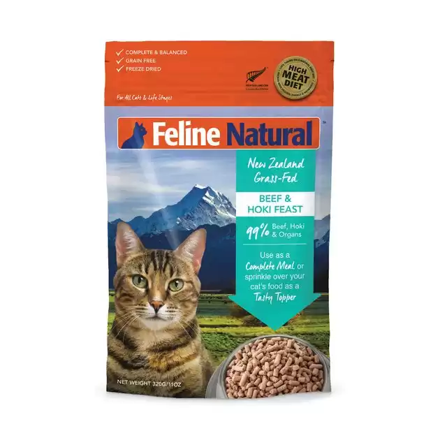 Feline Natural Beef & Hoki Feast Freeze-Dried Cat Food